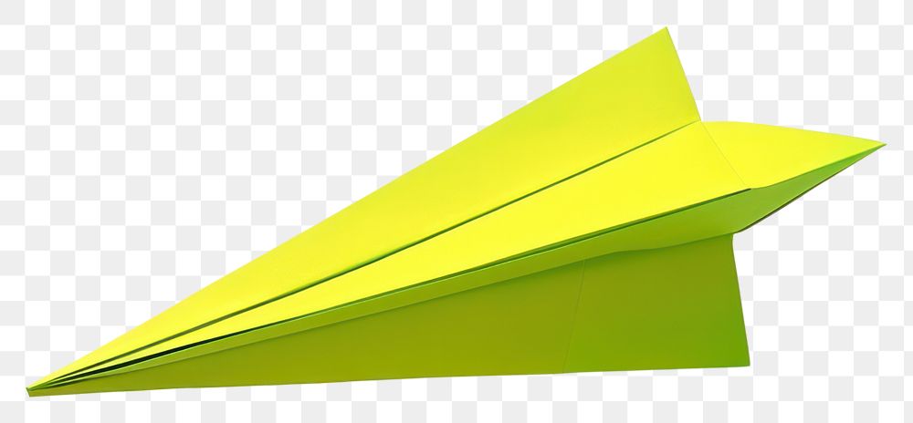 PNG  Green Paper plane paper origami flying. AI generated Image by rawpixel.
