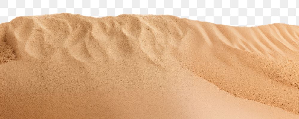 PNG  Beach sand desert nature dune. AI generated Image by rawpixel.