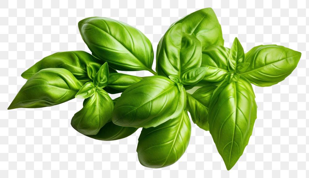 PNG Fresh basil plant herbs food. AI generated Image by rawpixel.