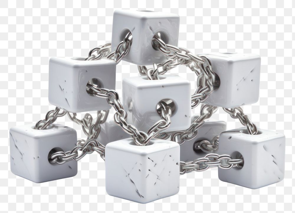 PNG Blockchain jewelry silver white. AI generated Image by rawpixel.
