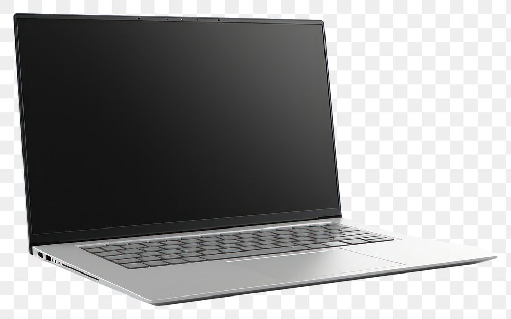 PNG  Laptop mockup computer screen white background