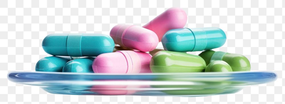 PNG Tablet medicines green pill pink. AI generated Image by rawpixel.