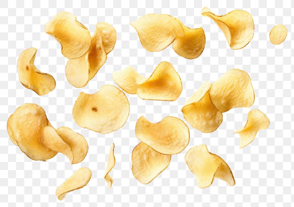 PNG Natural potato chips backgrounds vegetable plant. AI generated Image by rawpixel.
