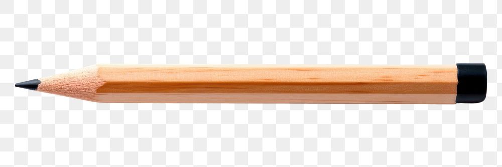 PNG  Wooden pencil eraser white background simplicity. AI generated Image by rawpixel.