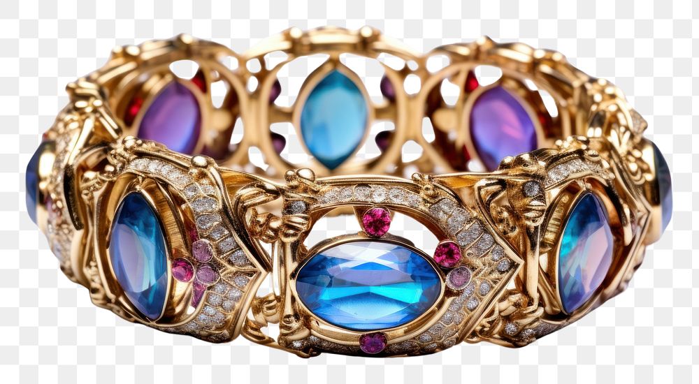PNG Bracelet jewellery gemstone jewelry bangles. AI generated Image by rawpixel.