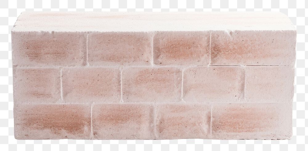 PNG 1 single brick white background architecture rectangle. AI generated Image by rawpixel.