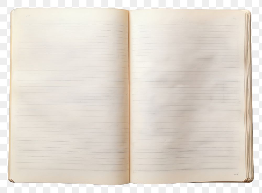 PNG  Opened diary publication page book. AI generated Image by rawpixel.