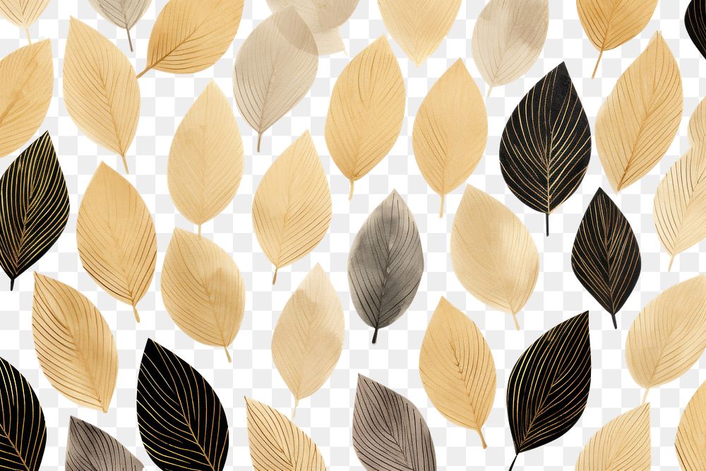 PNG Leaf pattern backgrounds wallpaper. AI generated Image by rawpixel.