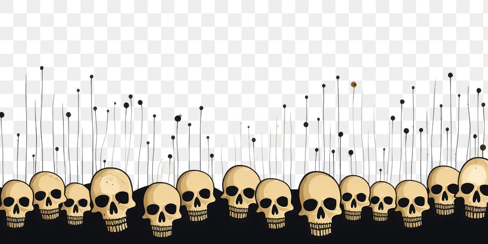 PNG Skull backgrounds pattern architecture. AI generated Image by rawpixel.