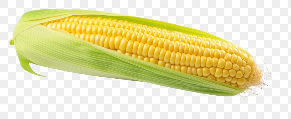 PNG Corn on the cob plant food white background. AI generated Image by rawpixel.