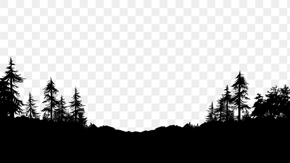 PNG  Landscapes view silhouette mountain outdoors. AI generated Image by rawpixel.