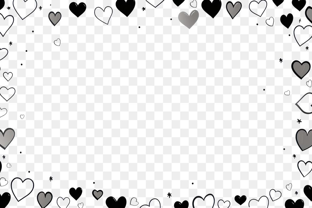 PNG  Heart paper backgrounds line. AI generated Image by rawpixel.