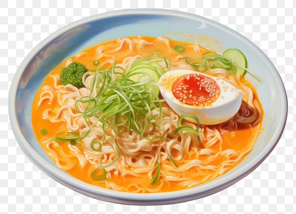 PNG Ramen soup food meal. AI generated Image by rawpixel.
