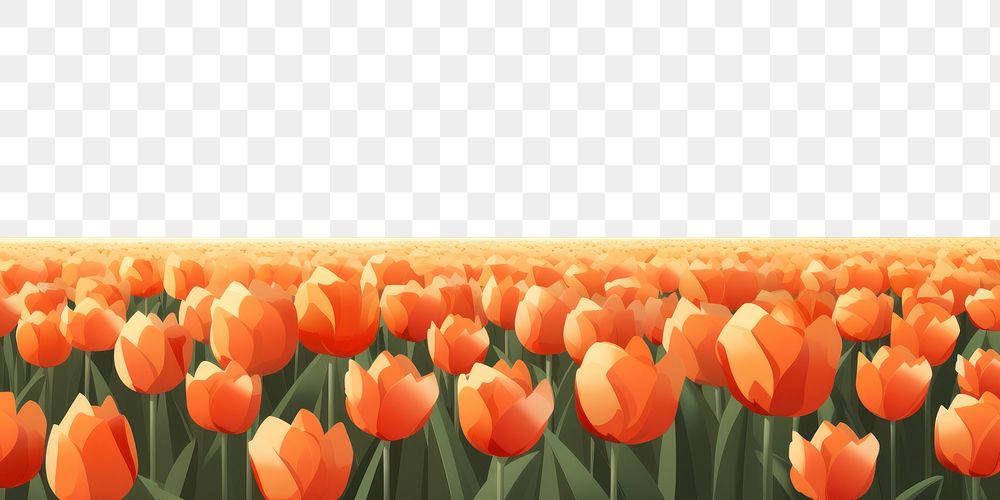 PNG Tulip garden landscape outdoors nature. AI generated Image by rawpixel.