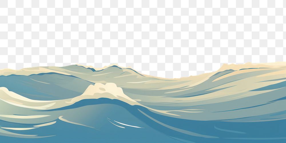 PNG Water wave backgrounds landscape outdoors. AI generated Image by rawpixel.