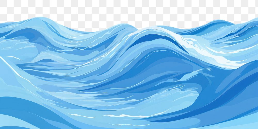 PNG Blue water wave backgrounds outdoors nature. AI generated Image by rawpixel.