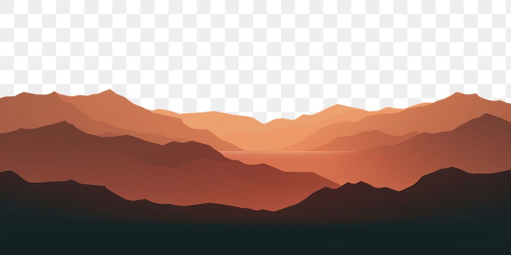 PNG Mountain landscape sunlight outdoors. AI generated Image by rawpixel.