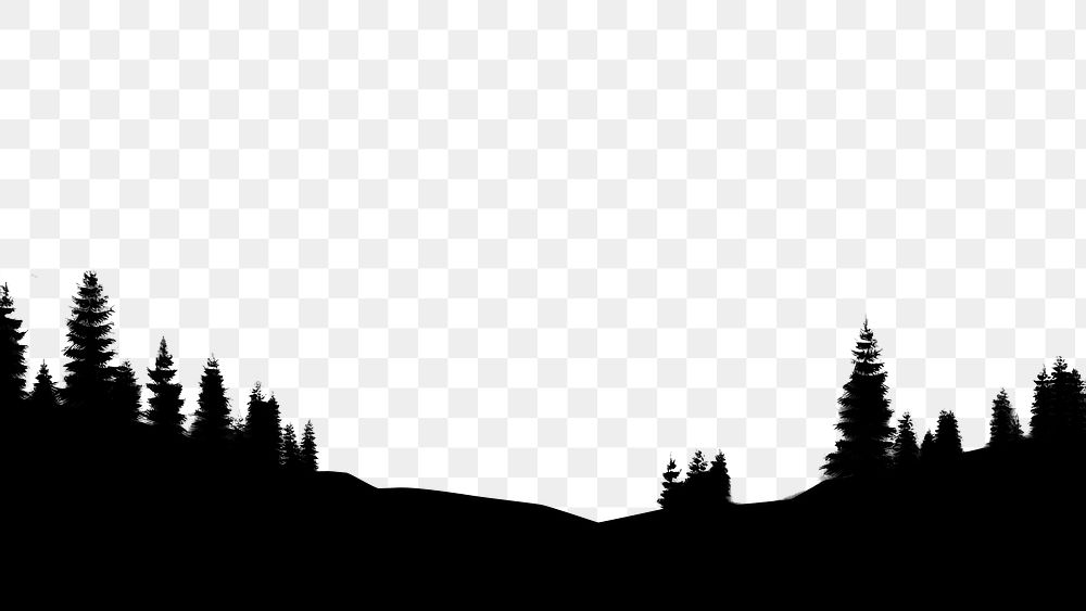 PNG  Mountain landscape silhouette sunlight outdoors. AI generated Image by rawpixel.