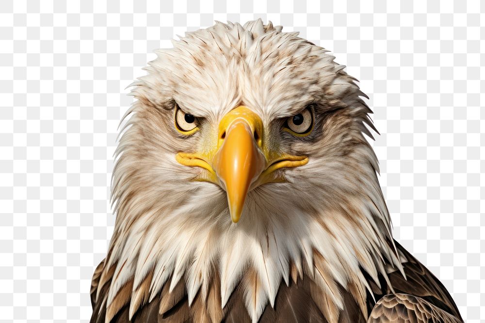 PNG Eagle bird animal beak white background. AI generated Image by rawpixel.