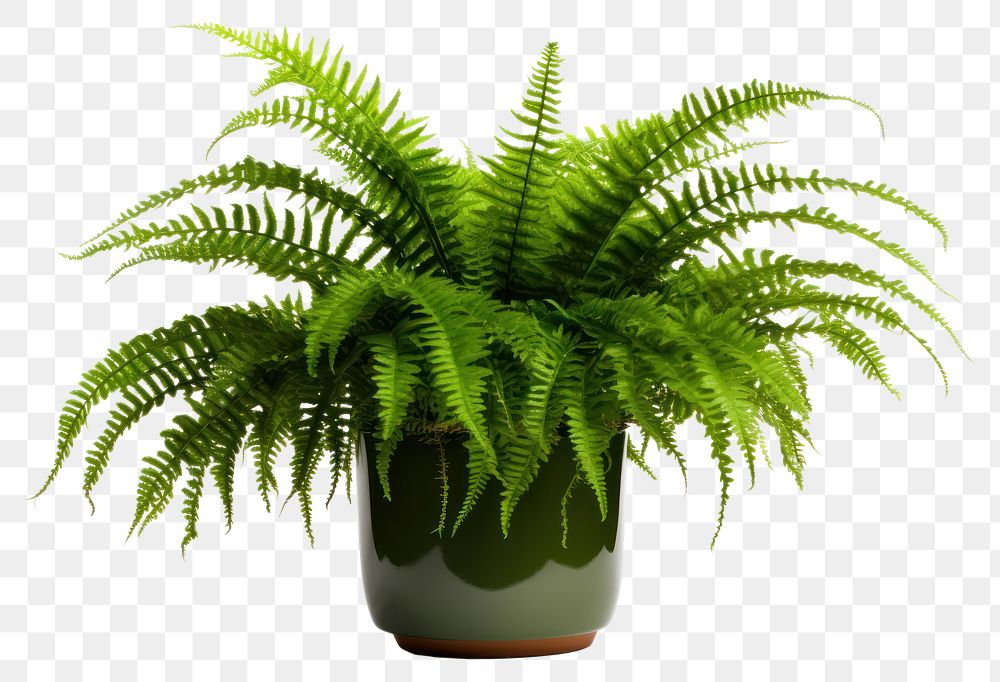 PNG Boston fern plant houseplant white background. AI generated Image by rawpixel.