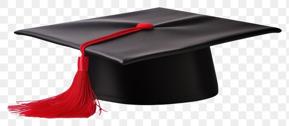 PNG Graduation hat text white background intelligence. 