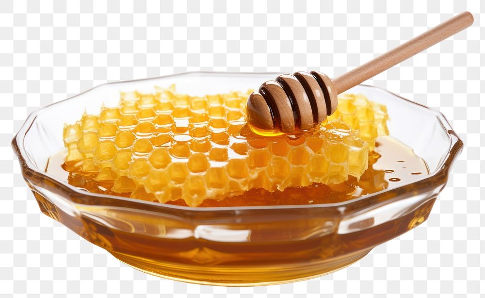 PNG Honeycomb food white background apiculture. AI generated Image by rawpixel.
