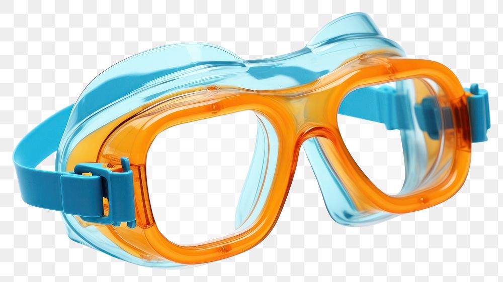 PNG Kid swimming glasses sunglasses white background transparent. AI generated Image by rawpixel.