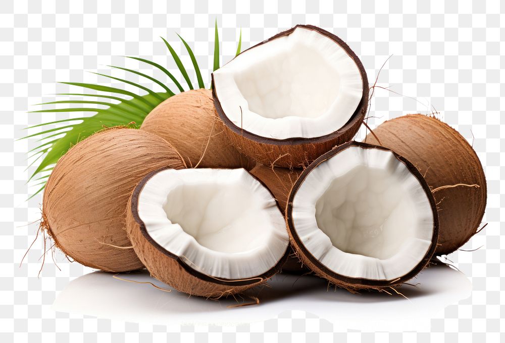PNG Coconuts fruit plant food. AI generated Image by rawpixel.