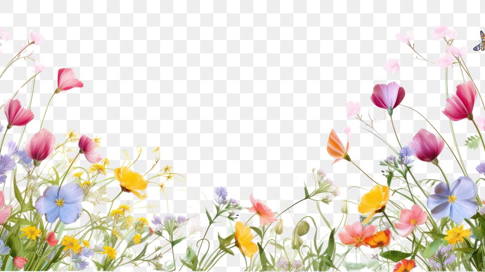PNG Spring floral backgrounds outdoors blossom