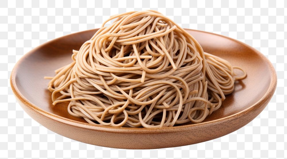 PNG Soba spaghetti noodle pasta. AI generated Image by rawpixel.