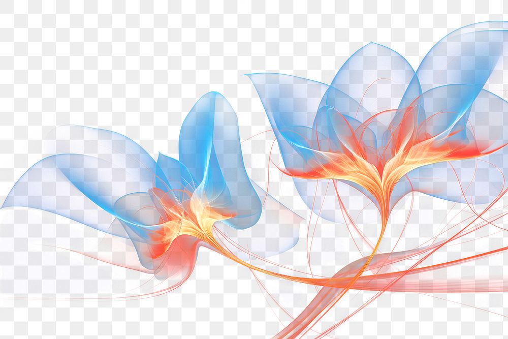 PNG Flower abstract pattern light. AI generated Image by rawpixel.