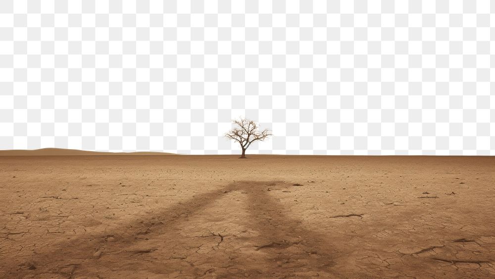 PNG Barren land outdoors horizon nature. AI generated Image by rawpixel.