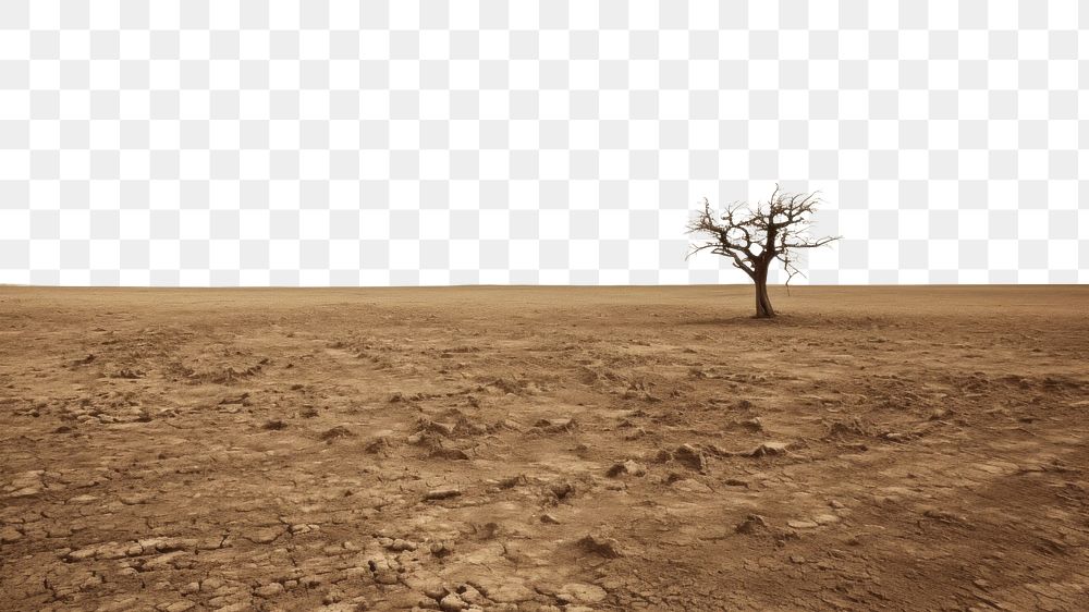 PNG Barren land outdoors horizon nature. AI generated Image by rawpixel.