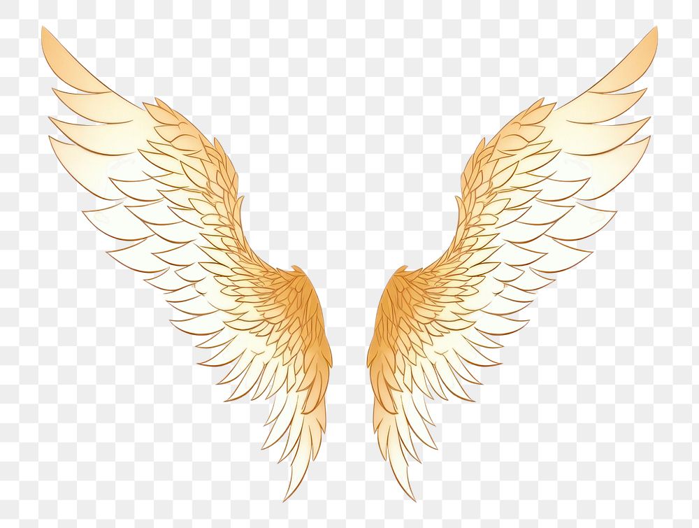 PNG Wing angel white background creativity. AI generated Image by rawpixel.