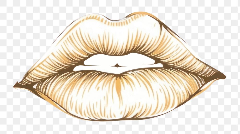 PNG Lips drawing art white background. AI generated Image by rawpixel.