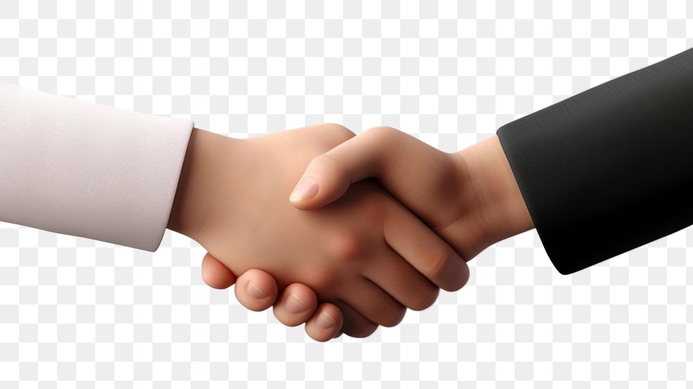 PNG Business handshake agreement greeting success. AI generated Image by rawpixel.