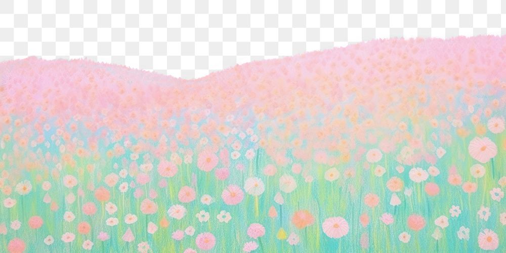 PNG Meadow backgrounds outdoors drawing. AI generated Image by rawpixel.
