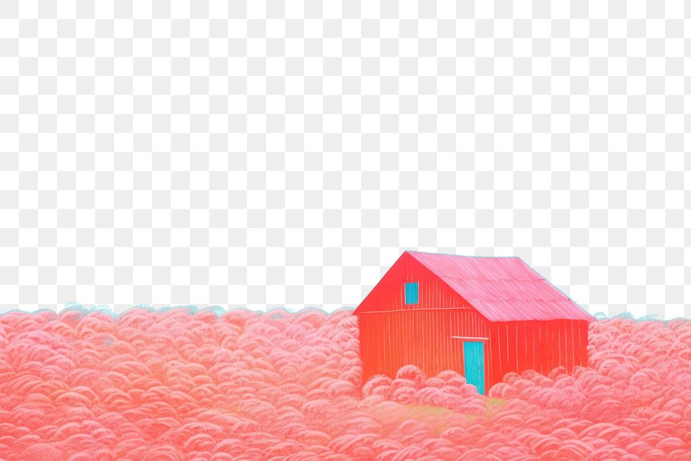 PNG Red barn farm architecture backgrounds. AI generated Image by rawpixel.