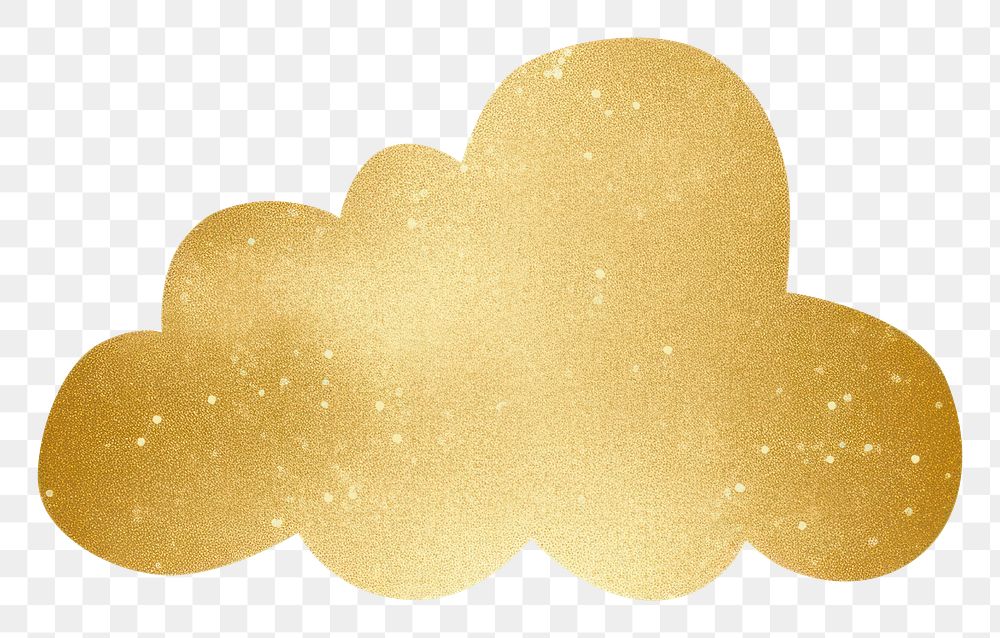 PNG Cloud icon backgrounds gold white background. AI generated Image by rawpixel.