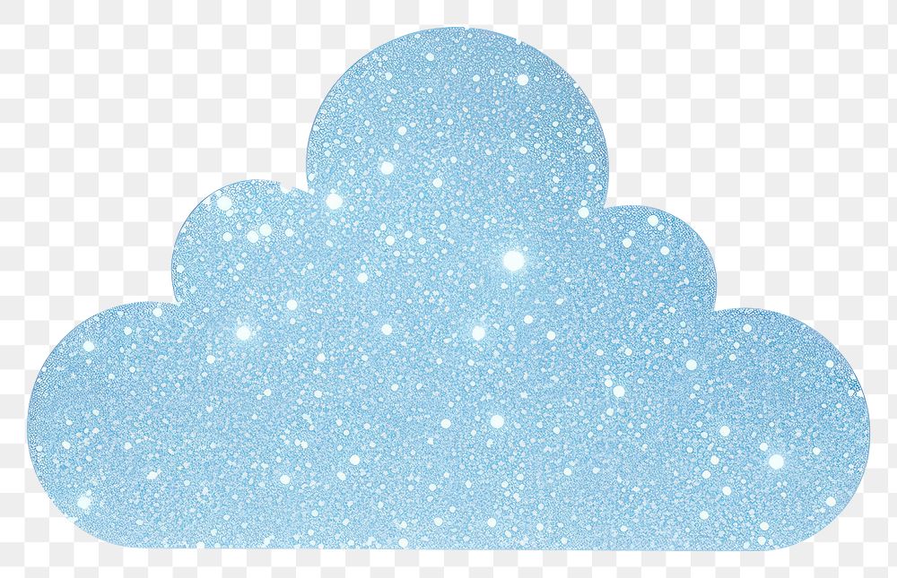 PNG Cloud icon backgrounds shape blue. AI generated Image by rawpixel.