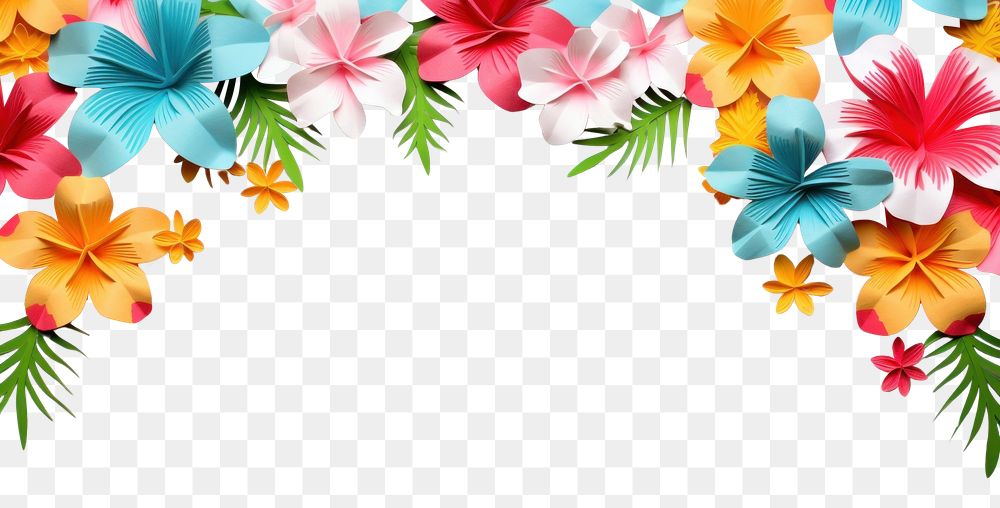 PNG Tripical flower backgrounds pattern petal. AI generated Image by rawpixel.