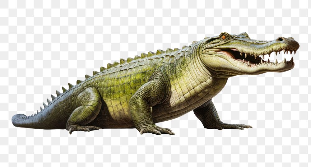 PNG Crocodile dinosaur reptile animal. AI generated Image by rawpixel.