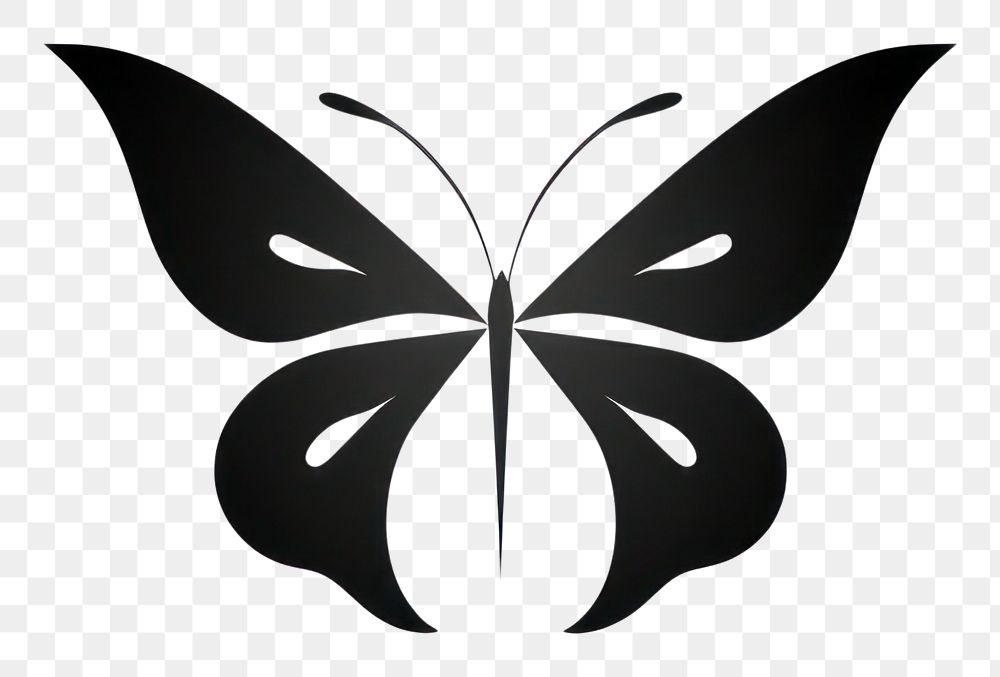 PNG Butterfly logo butterfly animal. AI generated Image by rawpixel.
