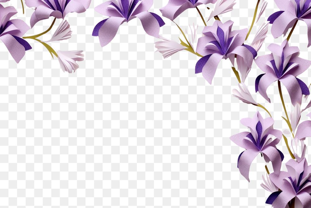 PNG Iris flower backgrounds lavender. AI generated Image by rawpixel.