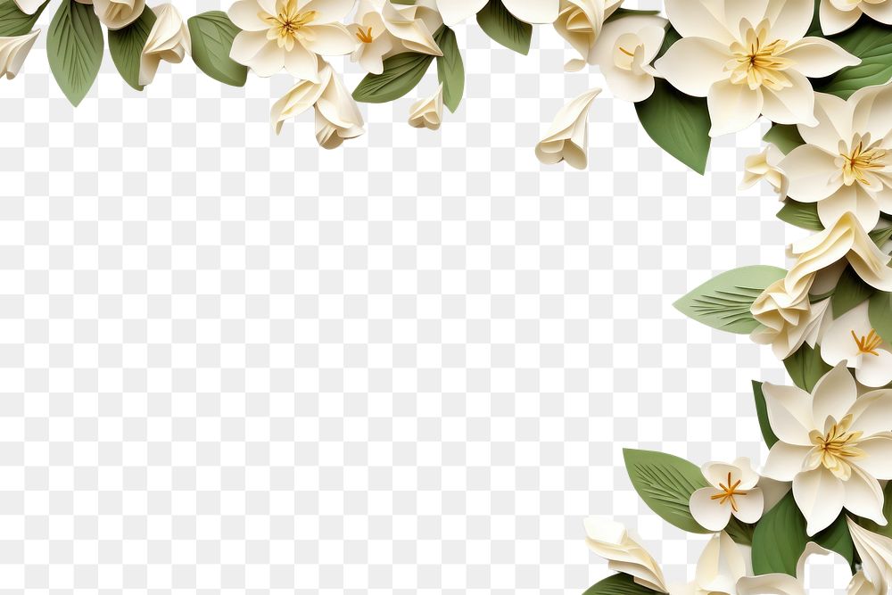 PNG Jasmine flower backgrounds pattern. AI generated Image by rawpixel.