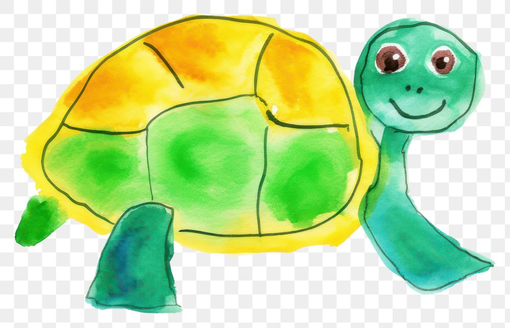 PNG  Turtle reptile animal turtle. AI generated Image by rawpixel.