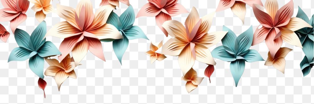 PNG Lily origami flower paper. AI generated Image by rawpixel.