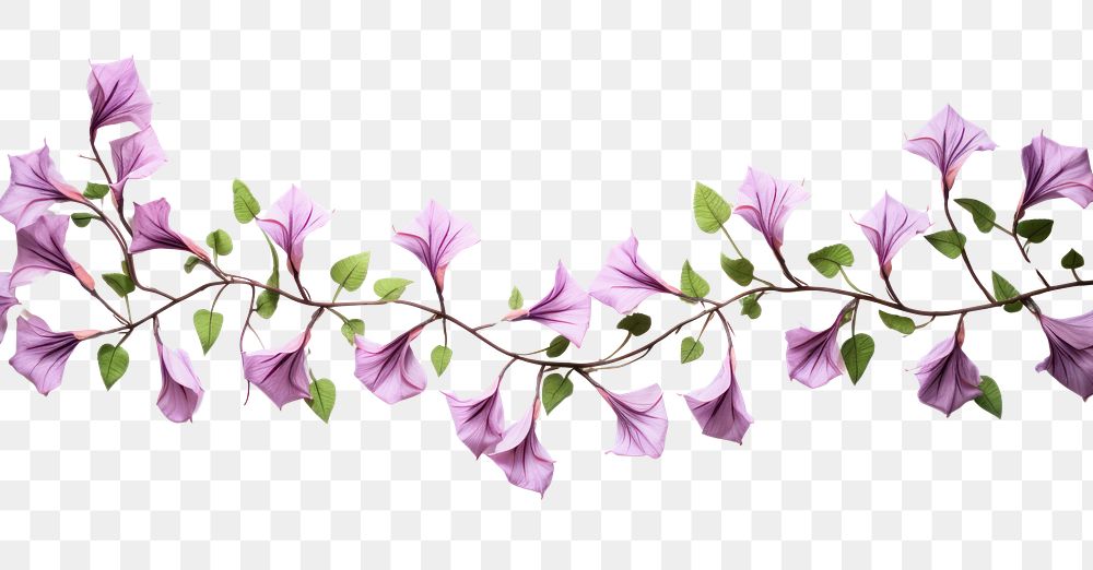 PNG Morning glory flower plant petal. AI generated Image by rawpixel.