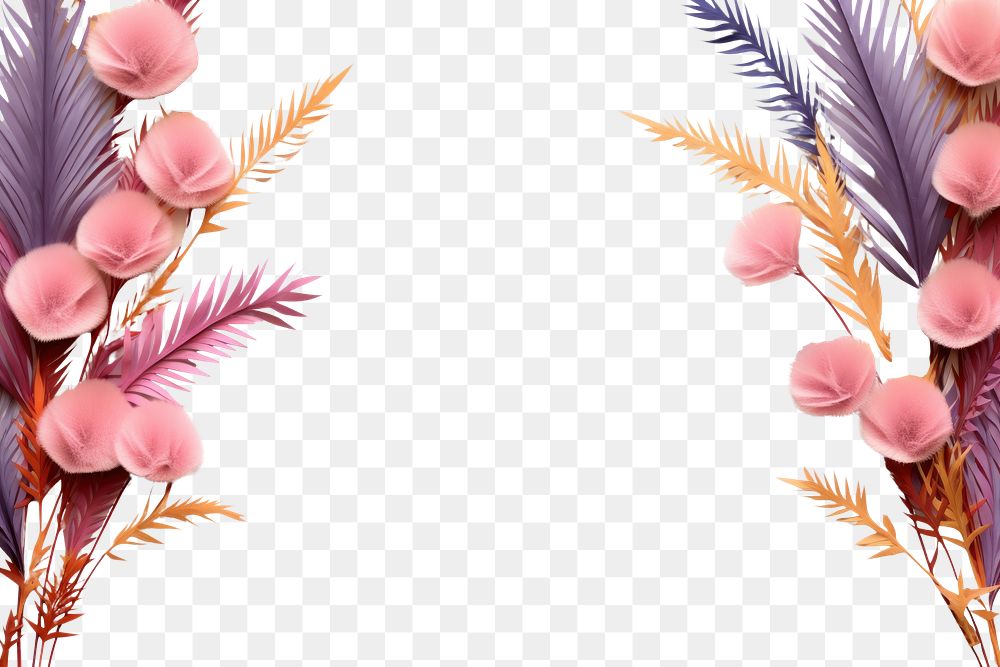 PNG Pampas backgrounds flower plant. AI generated Image by rawpixel.