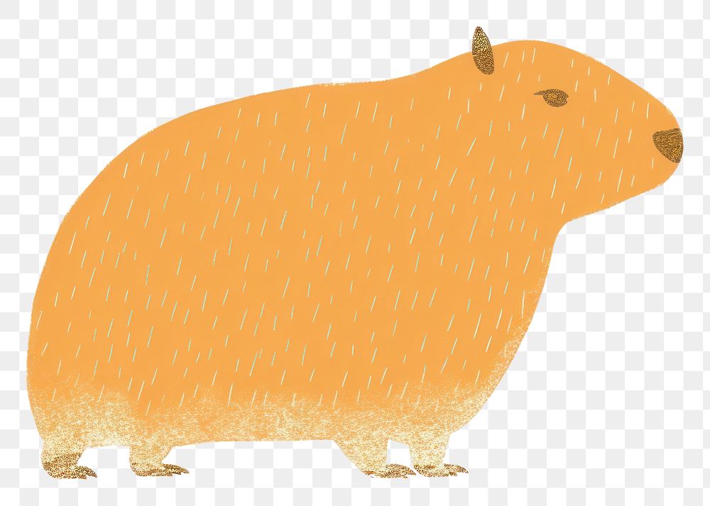 PNG Capybara animal mammal rodent. AI generated Image by rawpixel.